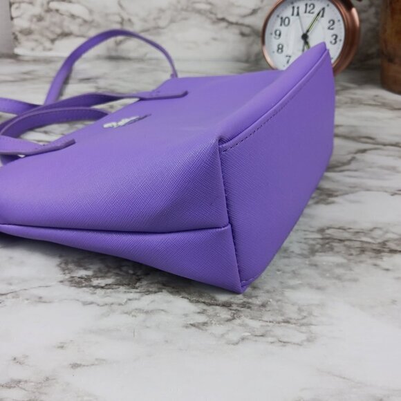 Marc Tetro Bichon Frise Purple Tote crossbody & wallet - Picture 7 of 15